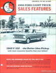 1968 Ford F100 Sales Features brochure
