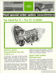 1969 Ford Special Order Option Newsletter - Cruise-O-Matic for F250 4x4