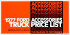 1977 Ford Truck Accessories Price List