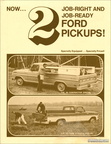1969 Ford 'Contractors Special' / 'Farm & Ranch Special' info sheet