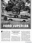 Aug. '74 Pickup, Van & 4WD magazine review: 1975 Supercab