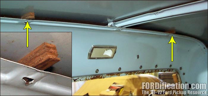 F100 shop headliner trim
