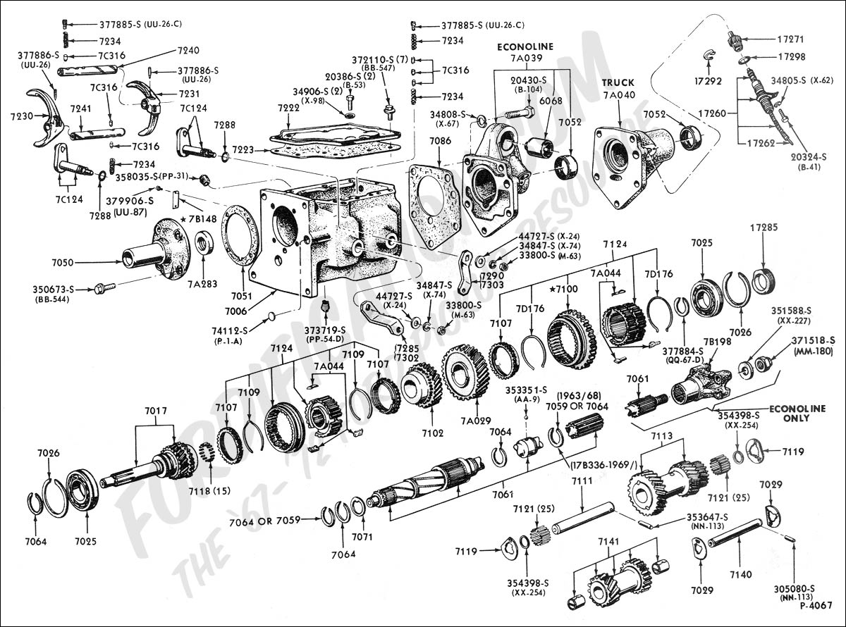 Ford 3 speed transmission identification #1