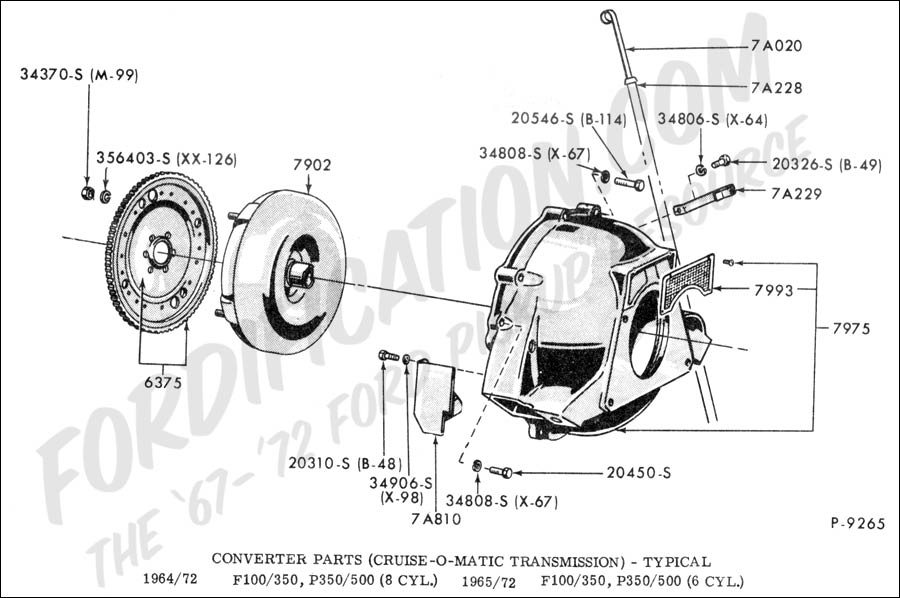 Ford Truck Technical Drawings and Schematics - Section G - Drivetrain