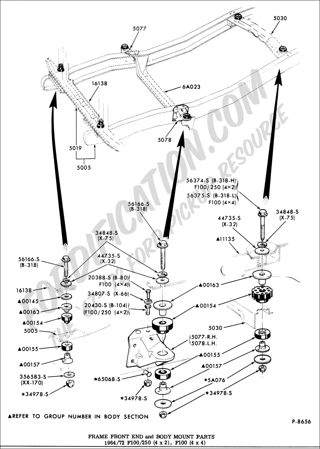 Ford Truck Technical Drawings And Schematics Section D Frame Body