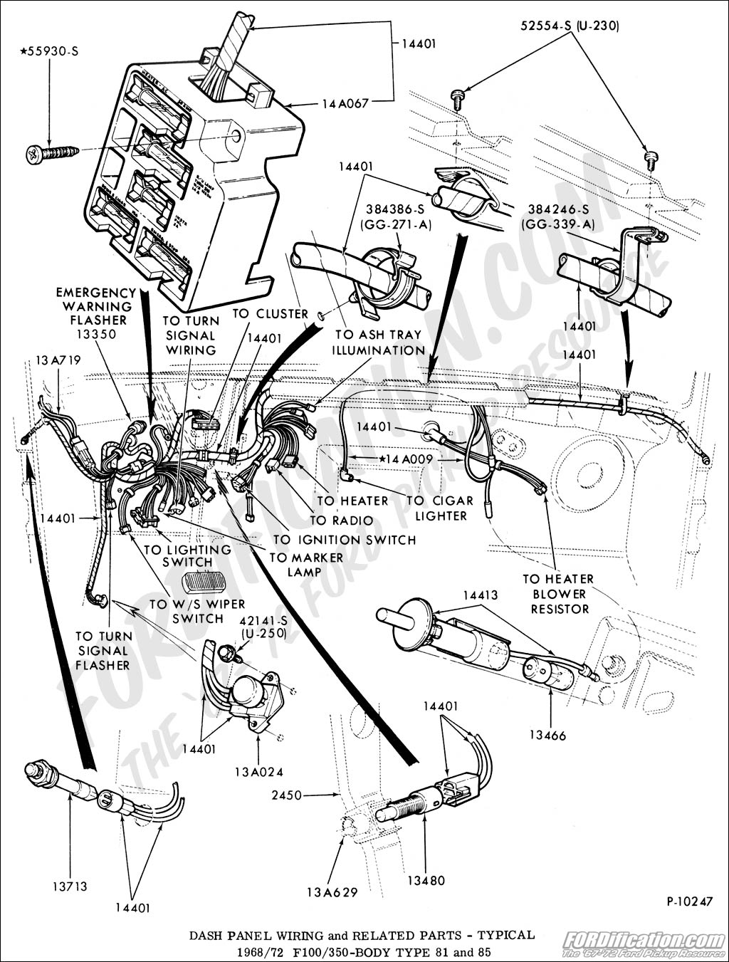 Ford Truck Technical Drawings and Schematics - Section I - Electrical and  Wiring  Repair Manual For 1971 Ford Maverick 250 Engine Wiring Diagram    FORDification.com