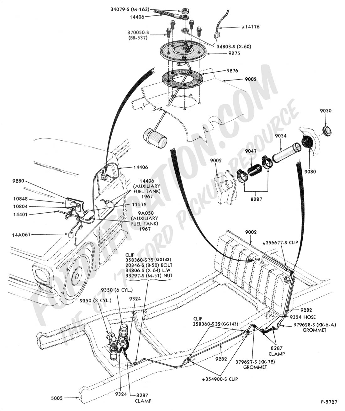 Ford Truck Part Numbers  In