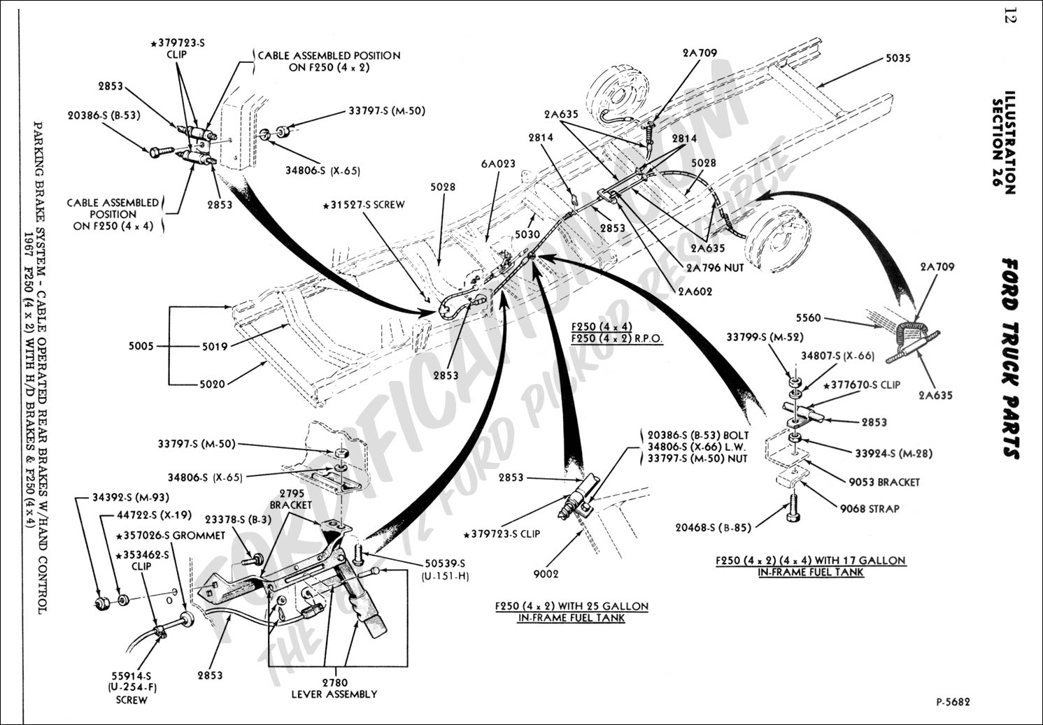 1996 Ford f250 brake line diagram