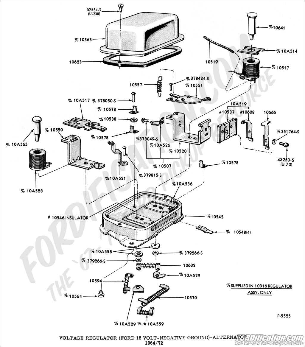 1965 Ford F100 Alternator Wiring Diagram from www.fordification.com