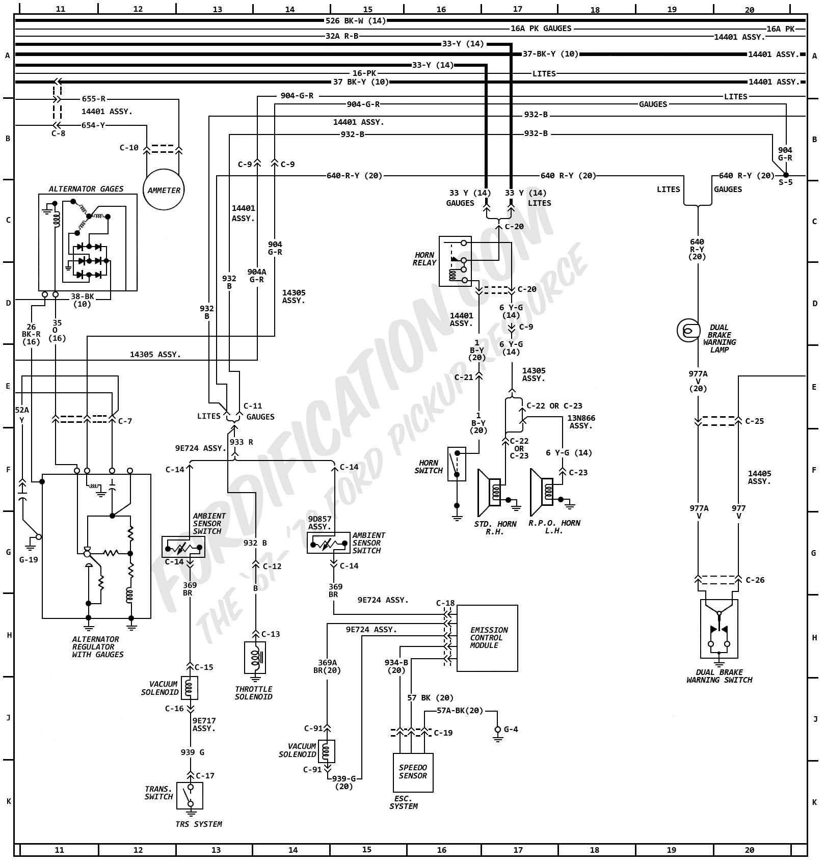 Ford F100 Wiring Diagram from www.fordification.com