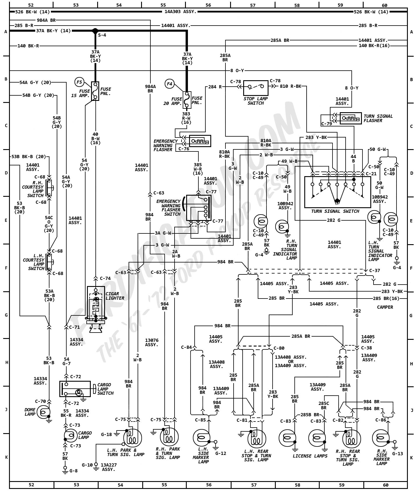 1971 Vw Beetle Ignition Switch Wiring Diagram Turn Signal Switch from www.fordification.com