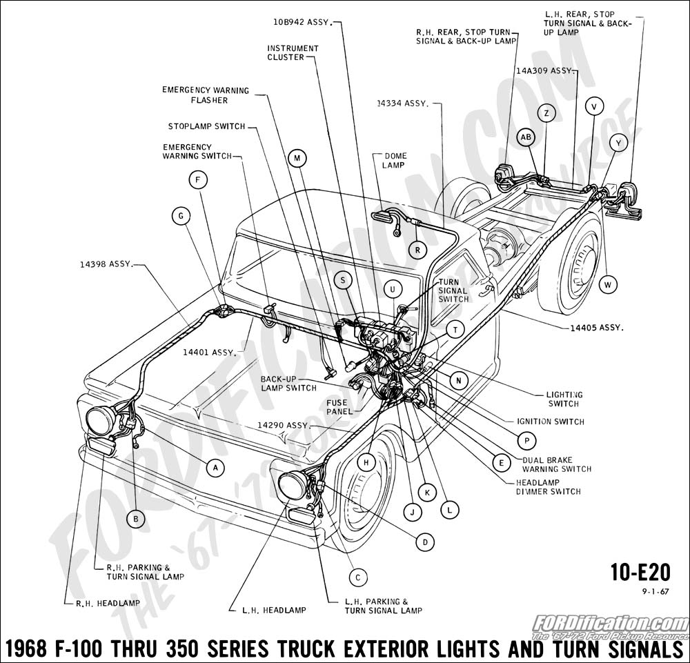 1969 Ford F100 Steering Column