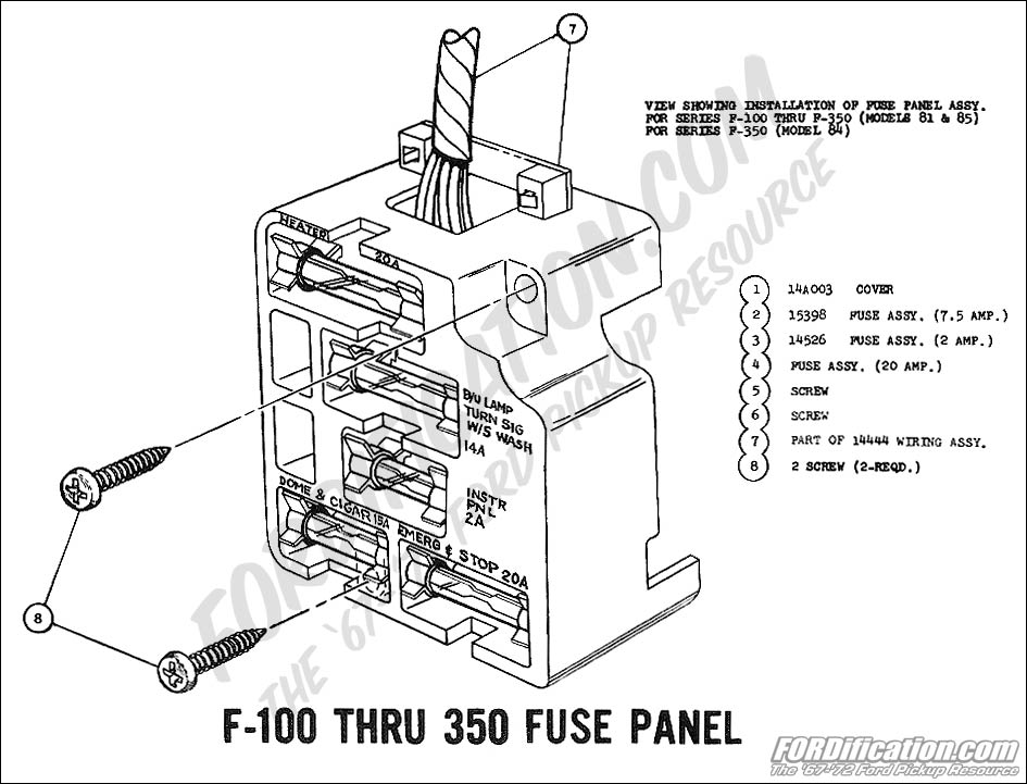 Ford Truck Technical Drawings and Schematics - Section H - Wiring Diagrams