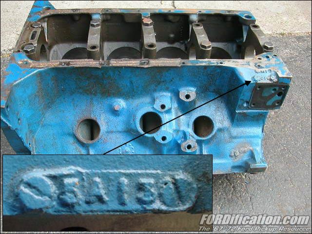 Ford 390 engine date codes #3