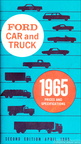 1965 Car & Truck Prices and Specifications booklet