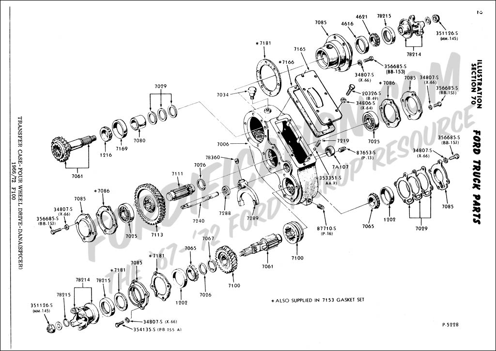 Ford dana 20 transfer case diagram #3