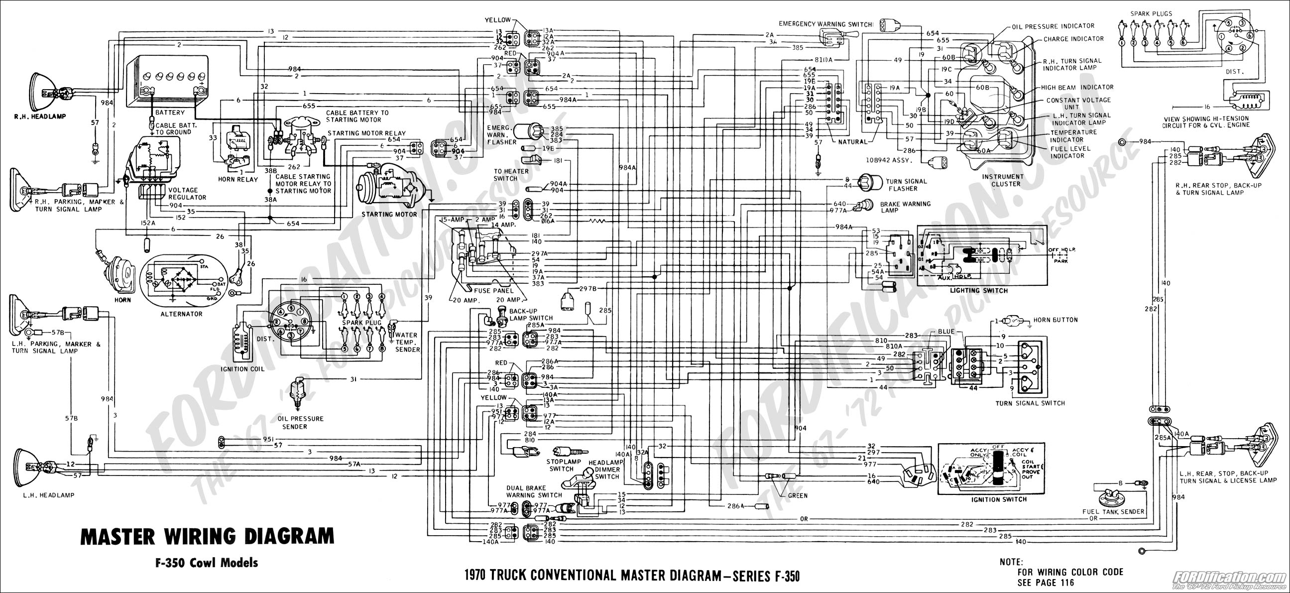 1978 Ford truck wiring schematic