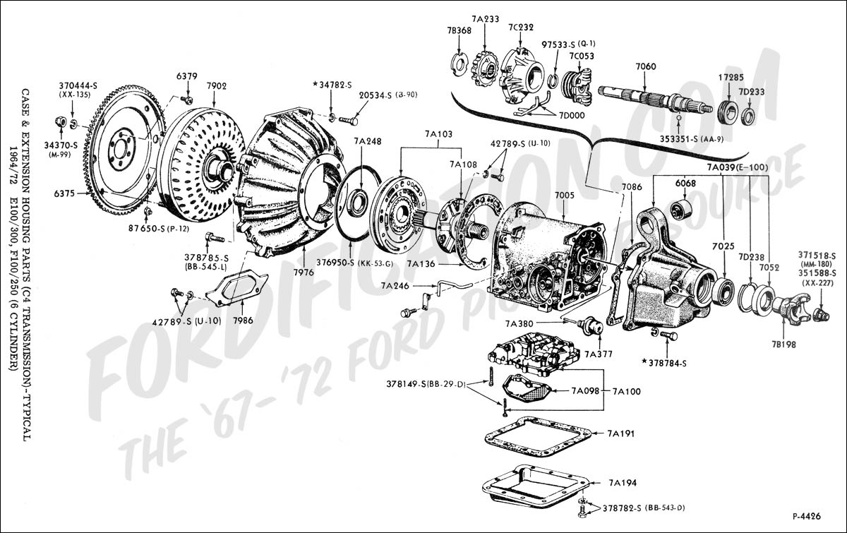 Ford c4 transmission parts diagram #9