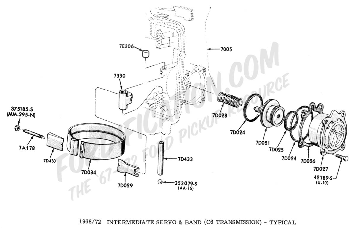 Ford c6 transmission exploded view #10