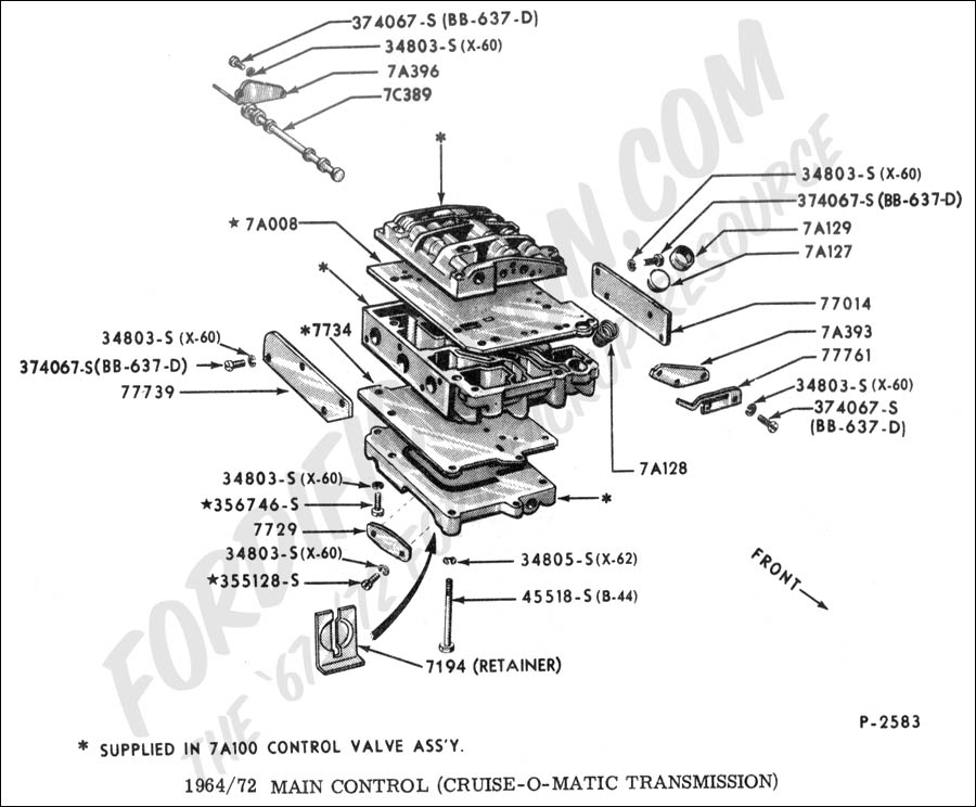 Ford c6 transmission parts breakdown #2