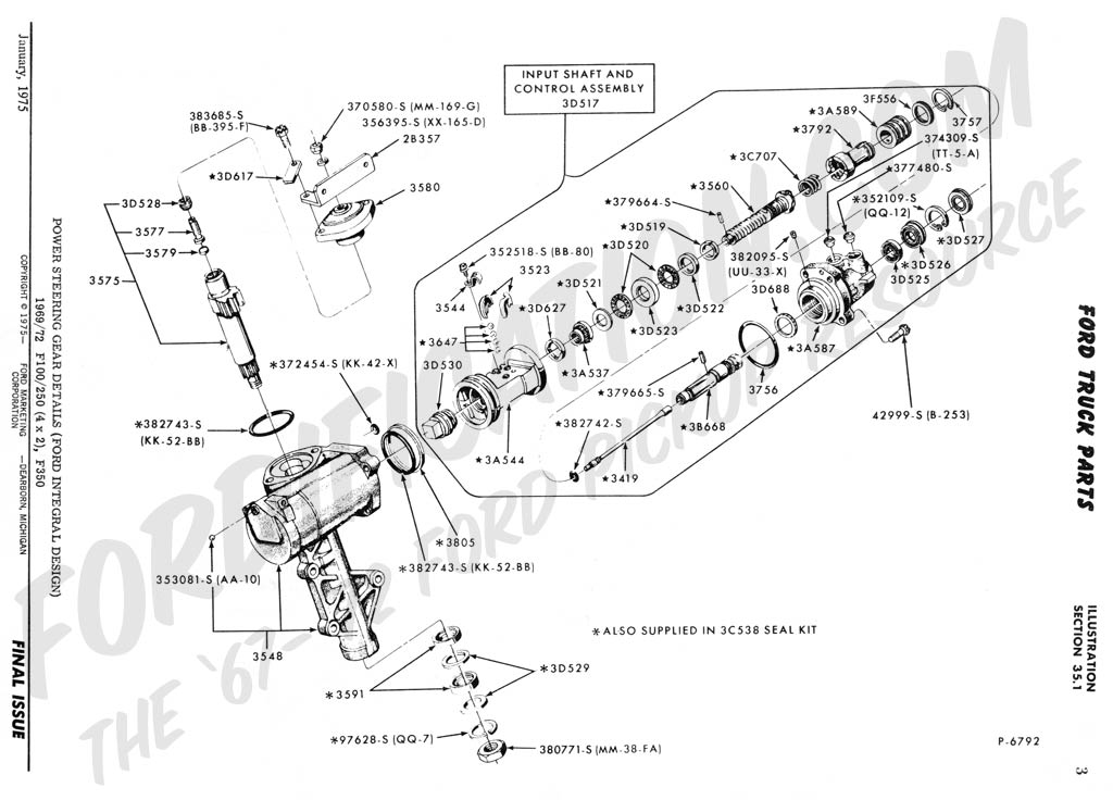 1977 Ford f250 steering diagram #5