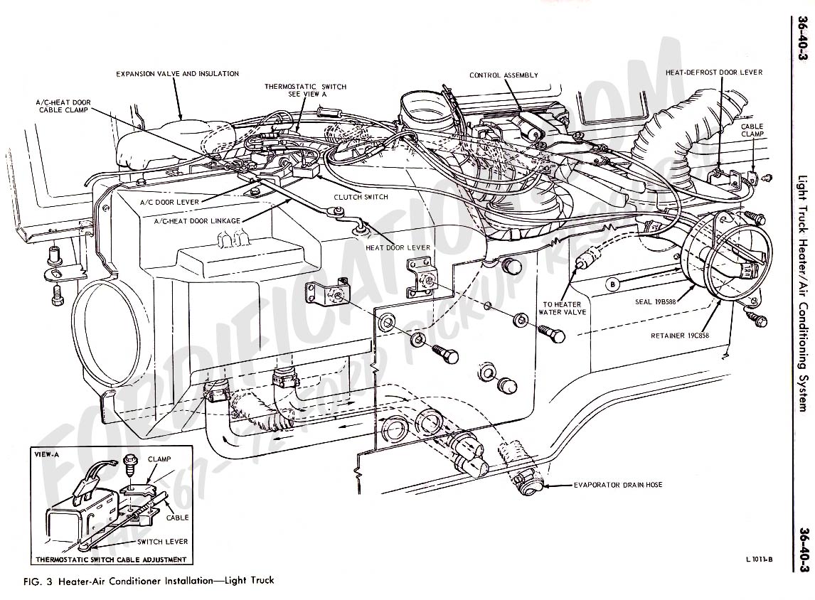 Ford Truck Technical Drawings And Schematics Section F Heating