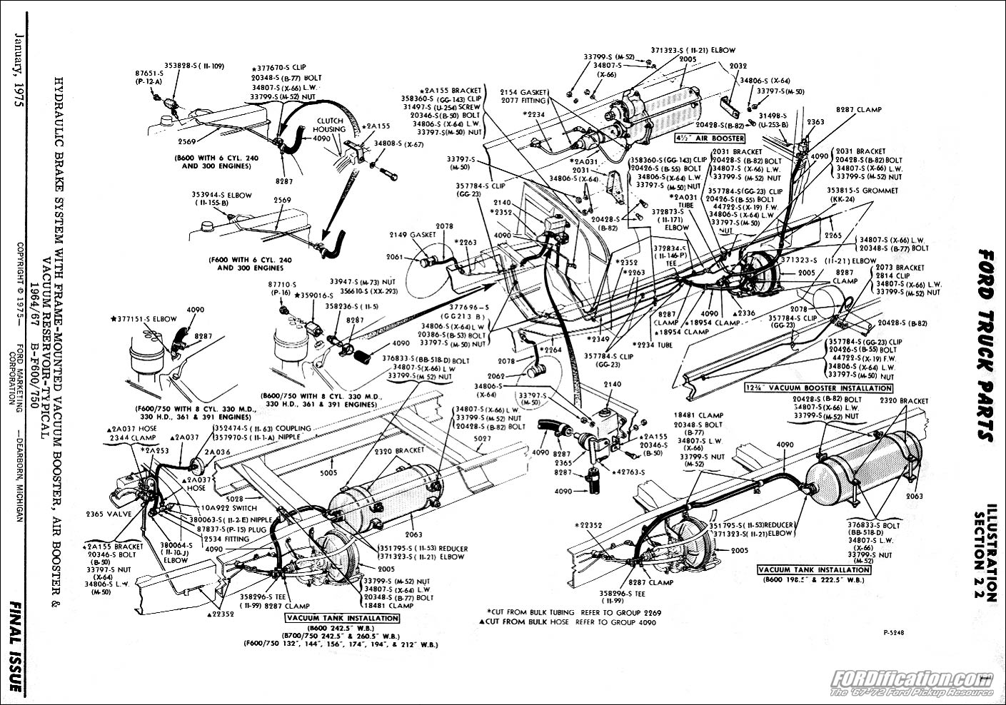 Ford f700 brake system diagram #9