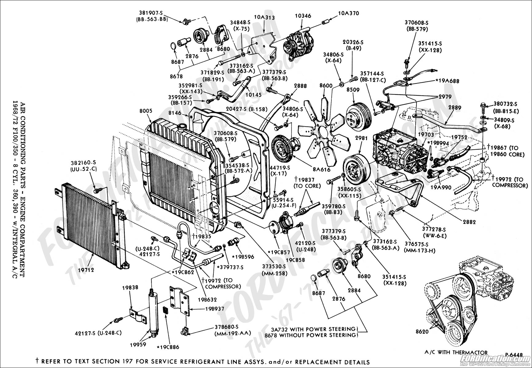 Ford Truck Part Numbers  Air Conditioning  Factory