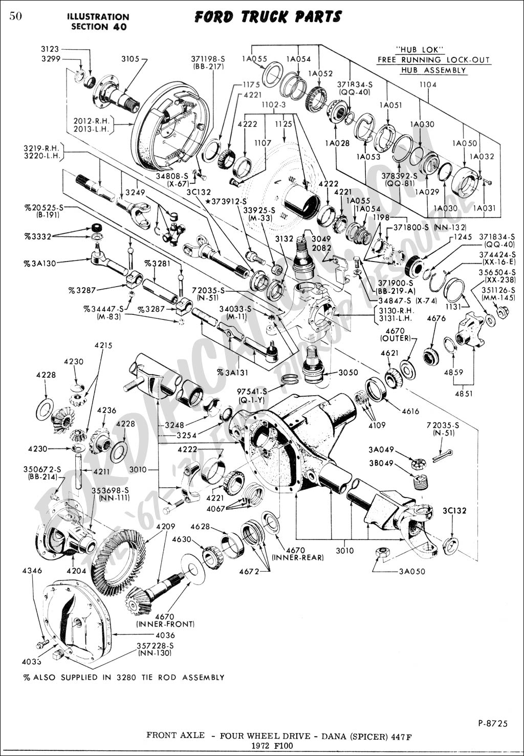 F250 4x4 Front Axle Diagram