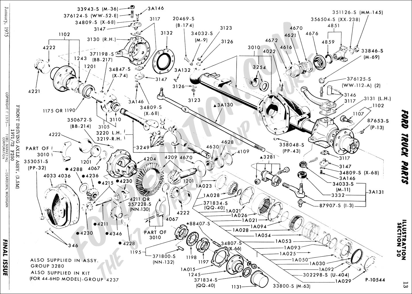 1991 f150 4x4 front axle