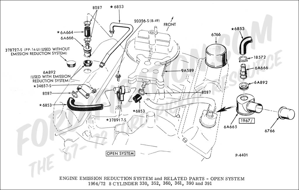 Ford vacuum lines 1982