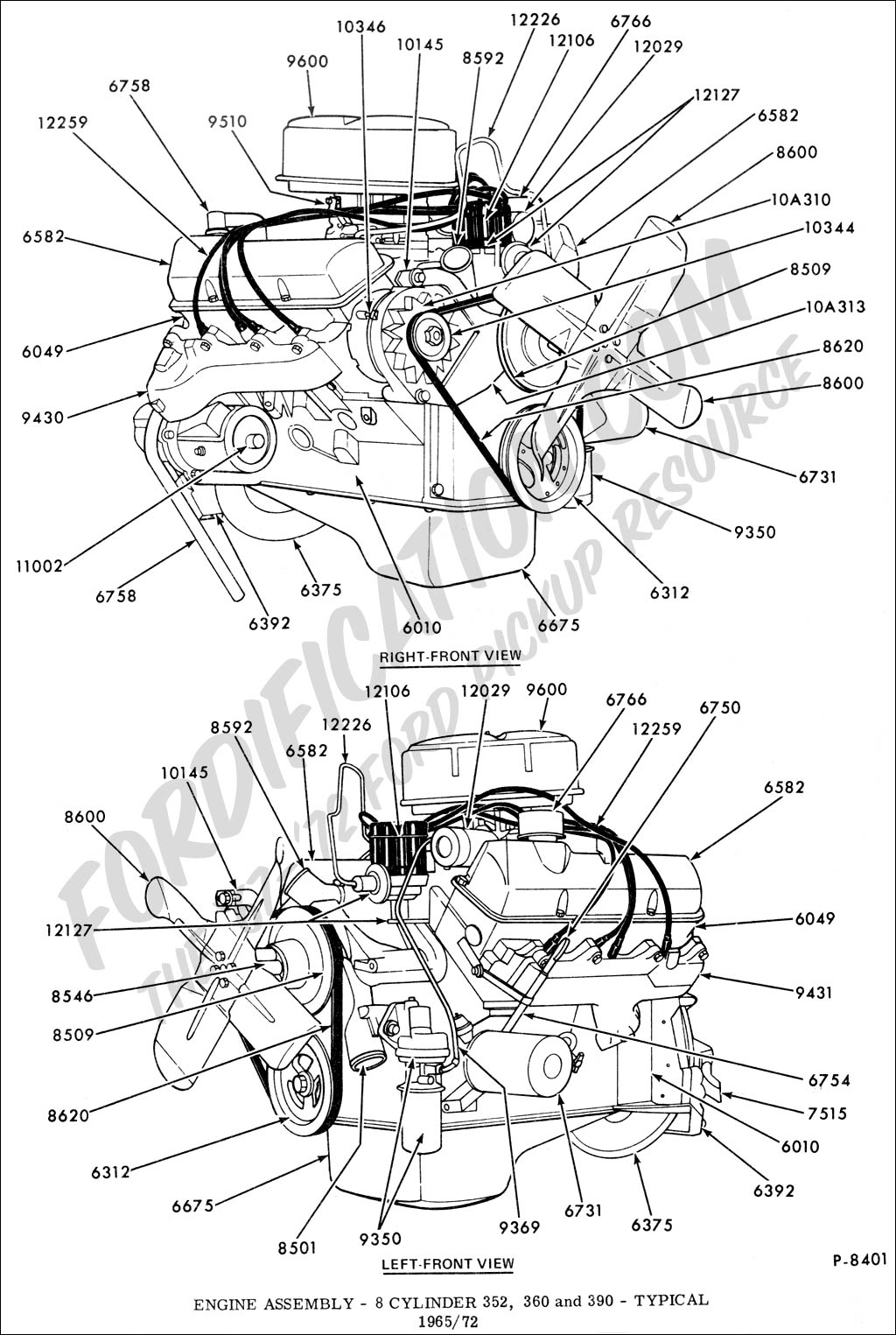 Ford 302 Engine Diagram