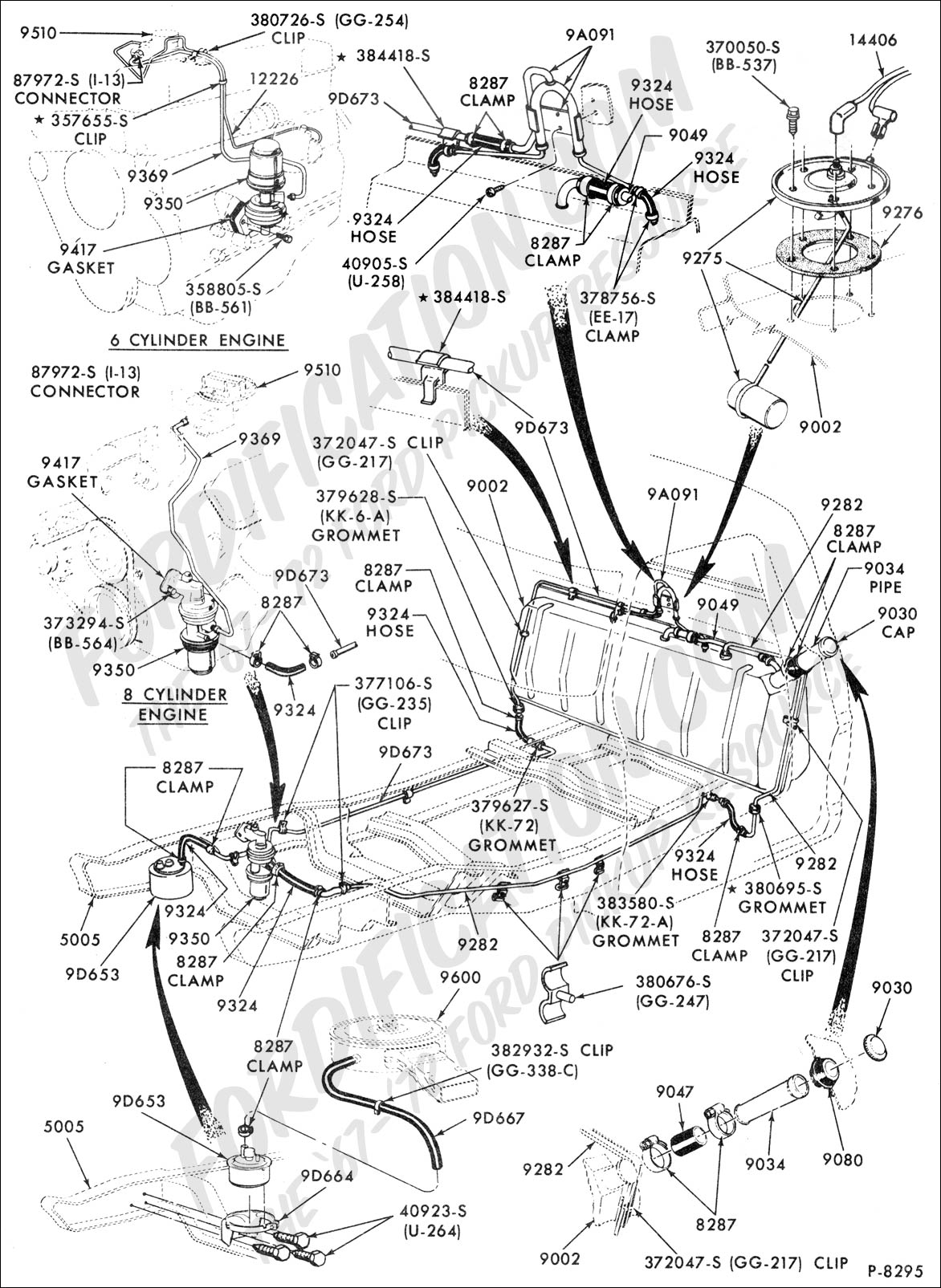 vapor canister overflow. - The FORDification.com Forums 1967 ford f750 engine wiring 