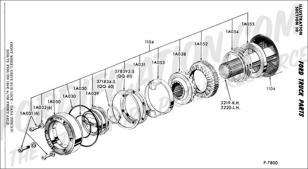 1996 Ford f150 front hub assembly #9