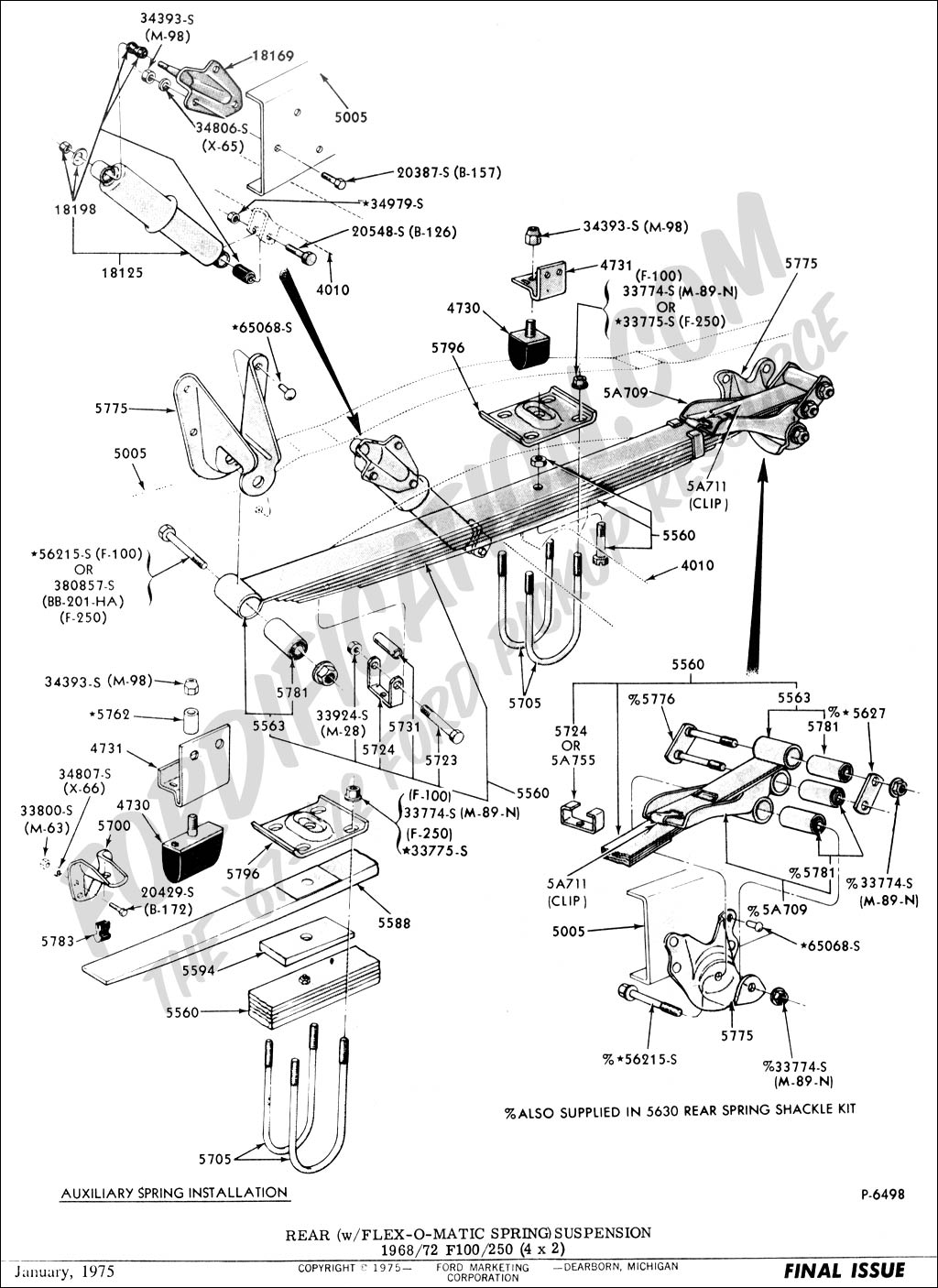 Ford Truck Technical Drawings And Schematics Section A 51 Off