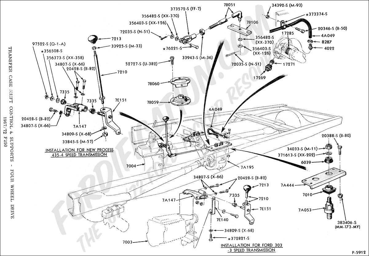Ford courier transfer case diagram #6