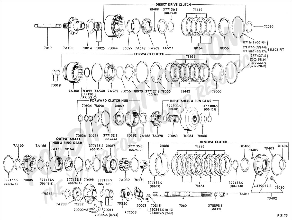 Ford c6 transmission wiring diagram