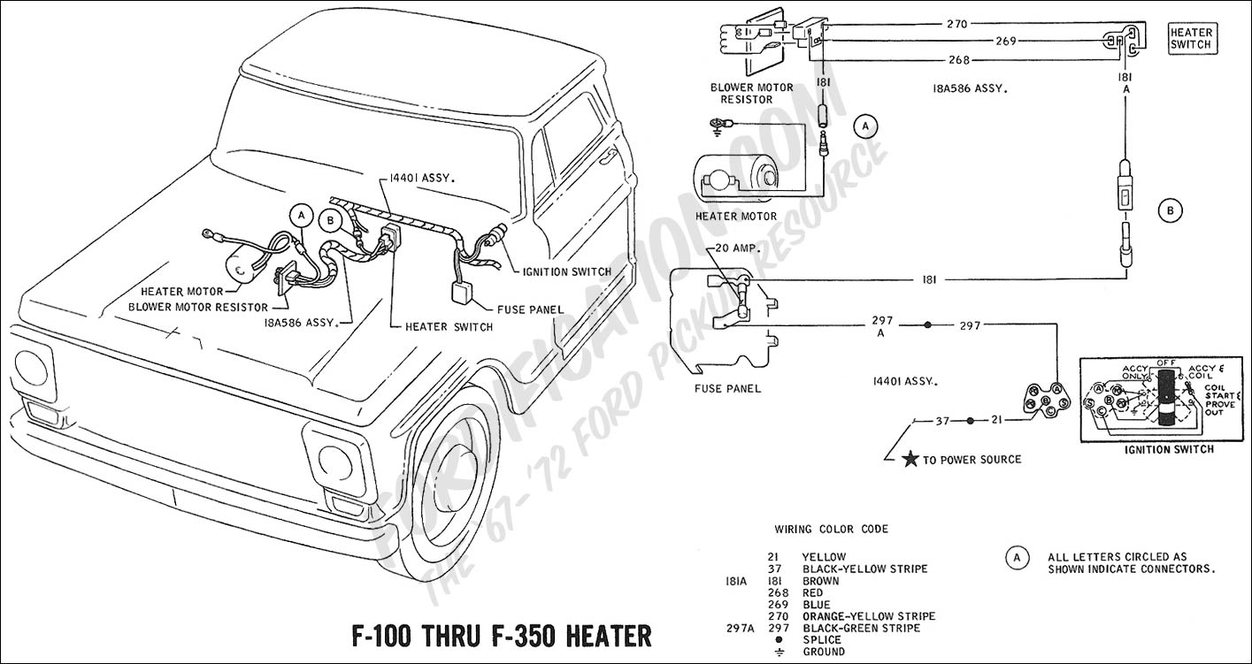 Ford Truck Technical Drawings and Schematics - Section H ... ford truck technical drawings and schematics section h wiring 