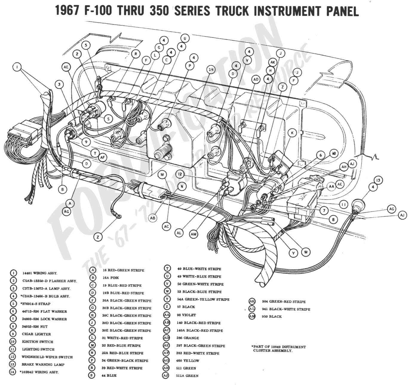 Ford Truck Technical Drawings and Schematics - Section H ... ford truck technical drawings and schematics section h wiring 