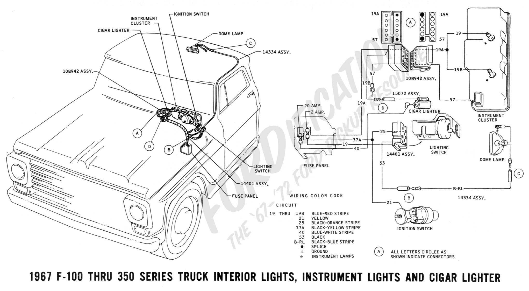 1967 Ford truck wiring diagram #4