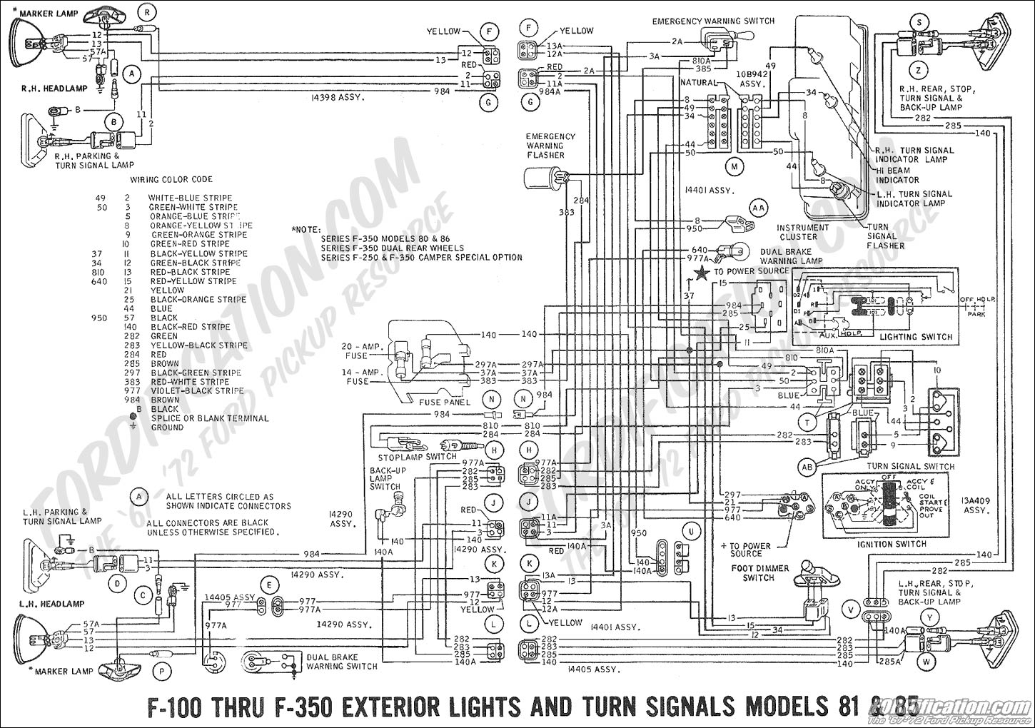 Ford Truck Technical Drawings And