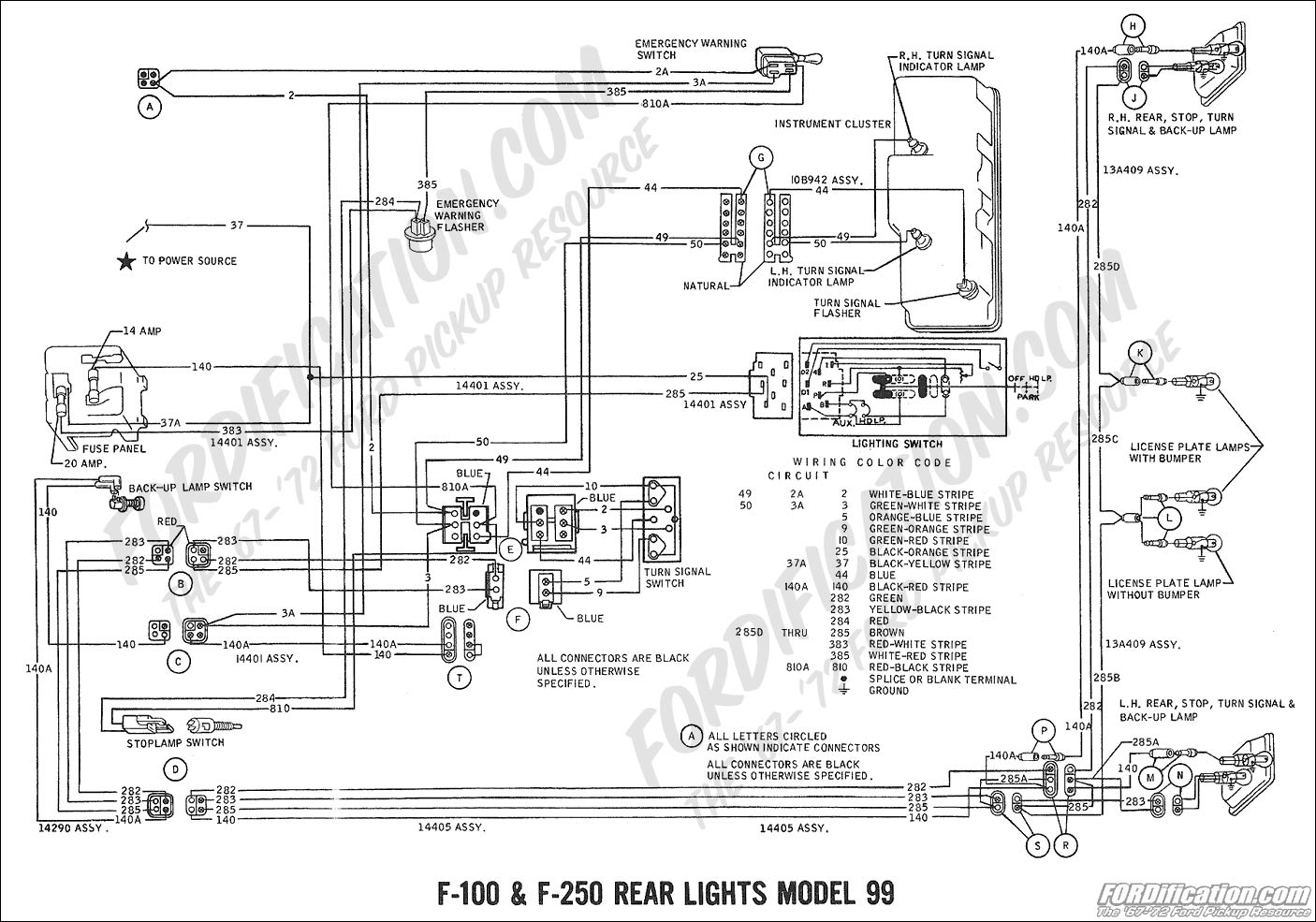 Ford Truck Technical Drawings and Schematics - Section H ... 02 silverado fog light wiring diagram free picture 